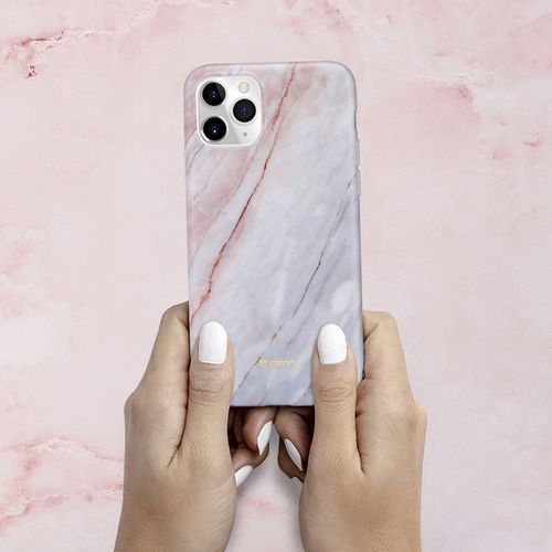 Crong Marble Case – Etui iPhone 11 Pro (różowy) na Arena.pl