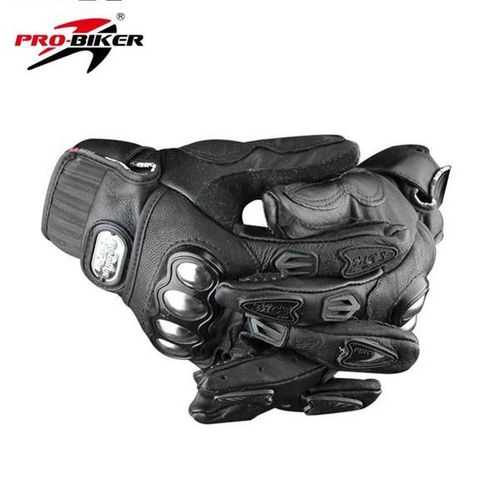 RĘKAWICE MOTOCYKLOWE SKÓRZANE PRO-BIKER RĘKAWICZKI QUAD MTB CROSS MOTOR ENDURO L na Arena.pl