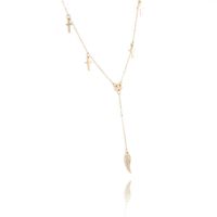 naszyjnik stal chirurgiczna pozłacana 14k gold nst1382