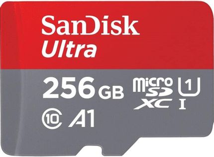 SANDISK ULTRA microSDXC 256GB SDSQUA4-256G-GN6MA 120MB/s  + ADAPTER