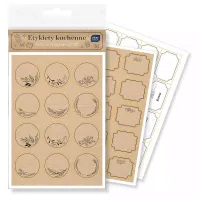 Etykiety Kuchenne 97Szt B&W