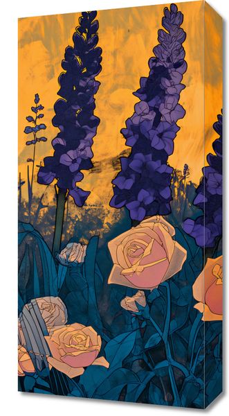 Obraz 30x60cm Złoty Ogród zdjęcie 1