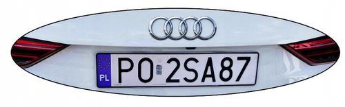 RAMKA POD TABLICĘ REJESTRACYJNĄ BEZBARWNA na Arena.pl