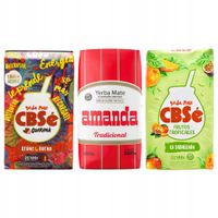 Yerba Mate CBSe Energia Guarana Tropicales + Amanda Elaborada 1,5kg MIX