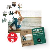 FOTO PUZZLE DREWNIANE z TWOJEGO ZDJĘCIA NA PREZENT 12 elem 45x30 cm