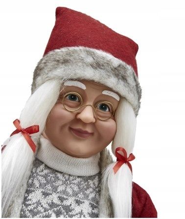 Pani Mikołajowa Mikołaj Figura Świąteczna duża 81 cm na Arena.pl