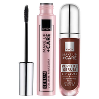 Avon Tusz Blackest Black Błyszczyk Berry Quench