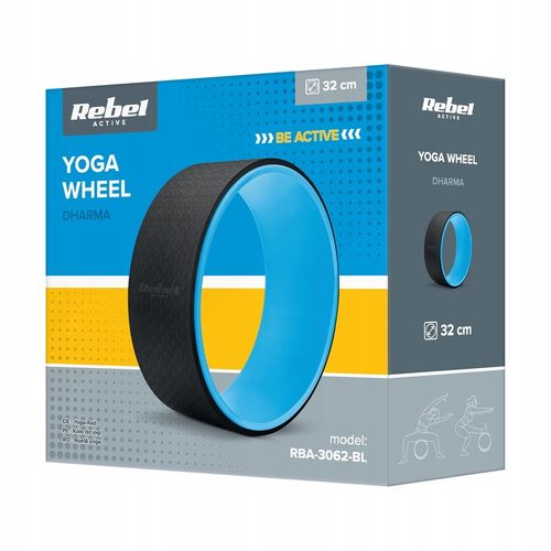 Koło do jogi yoga wheel Dharma wałek roller 32cm Rebel na Arena.pl