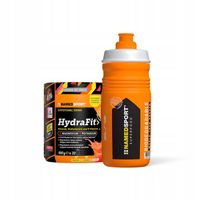 IZOTONIK HYDRAFIT NAMEDSPORT 400g 20 PORCJI CZERWONA POMARAŃCZA Z BIDONEM
