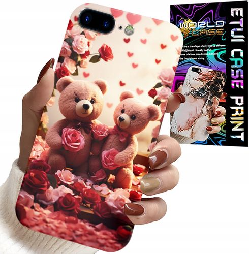 ETUI DO IPHONE ( 7 PLUS ) - MISIE, LOVE YOU, SERCA WIELE WZORÓW CASE na Arena.pl