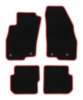 Dywaniki welurowe CARLUX-RED do Alfa Romeo Mito 2008-2019 czarne