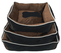 Legowisko dla psa brązowe S prostokątne COUCH 46x34cm