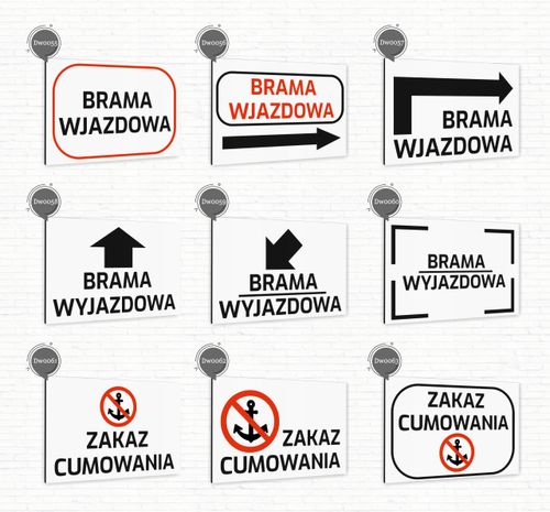 Tabliczka znak informacyjny 30x20 Biała PŁATNOŚĆ TYLKO GOTÓWKĄ Dibond na Arena.pl
