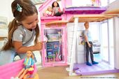 BARBIE DUŻY DOMEK MALIBU DREAMHOUSE dom willa z windą, akcesoriami FXG57