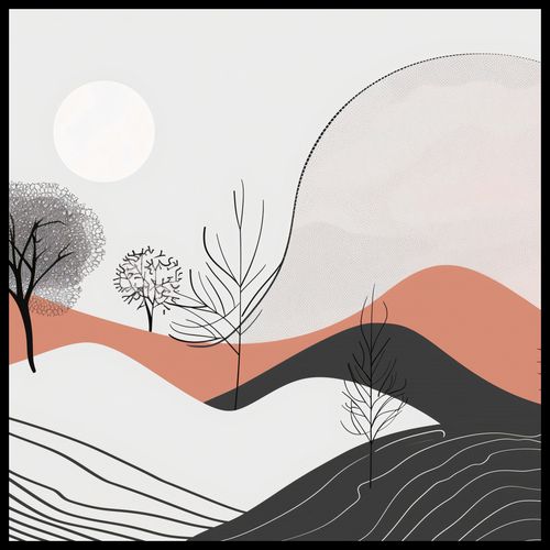 Plakat 90x90cm Półcień Widoku na Arena.pl