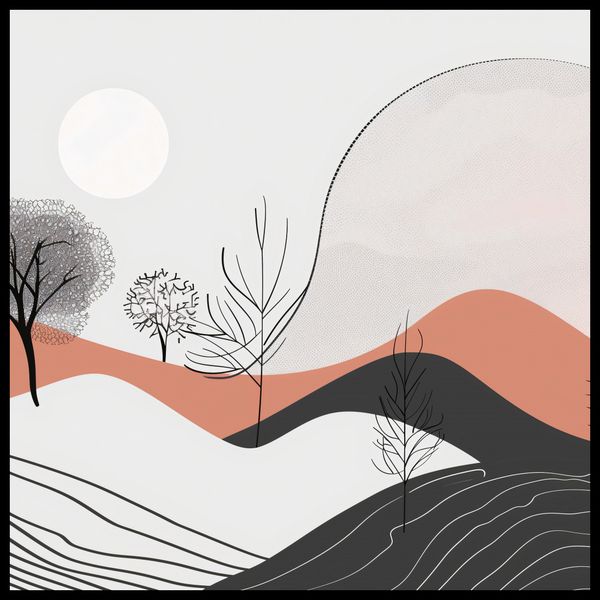 Plakat 90x90cm Półcień Widoku zdjęcie 2