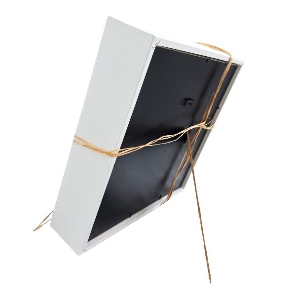 Aniołek Makrama w Ramce z Szybką zdjęcie 4