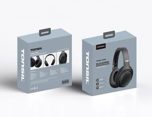 Słuchawki Tonsil R35BT Czarne bezprzewodowe nauszne Bluetooth 5.3 na Arena.pl