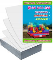 Ulotki A5 1000 szt firmowe WYPOŻYCZANIE DMUCHAŃCA + PROJEKT GRATIS