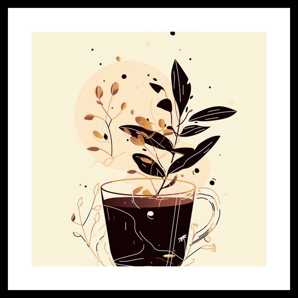Plakat 30x30cm Jesienna Donica zdjęcie 3