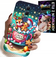 ETUI DO HUAWEI MATE 20 LITE - RENIFER Z PIERNIKIEM MERRY CHRISTMAS