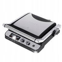 GRILL ELEKTRYCZNY 2W1 SKŁADANY OPIEKACZ 3000W LED