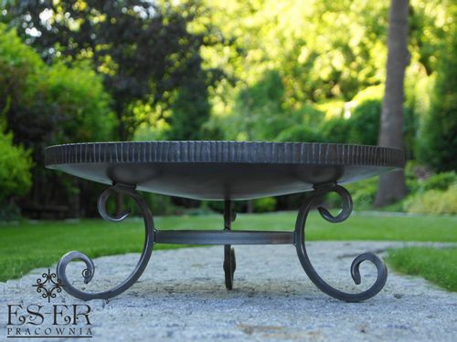 Palenisko ogrodowe 60 cm KARBOWANE surowe - polski producent ES-ER na Arena.pl