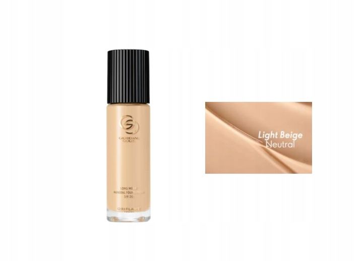 Oriflame Trwały podkład mineralny Giordani Gold SPF 20 Light Beige Neutral zdjęcie 1