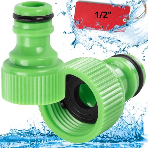 PRZYŁĄCZE NA KRAN Z GWINTEM NA SZYBKOŁĄCZKĘ USZCZELKA WĘŻA OGRODOWEGO 1/2" na Arena.pl