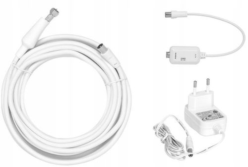 Antena dookólna Vayox Digital720 Combo VA0066 Wzmacniacz cyfrowy Biała na Arena.pl