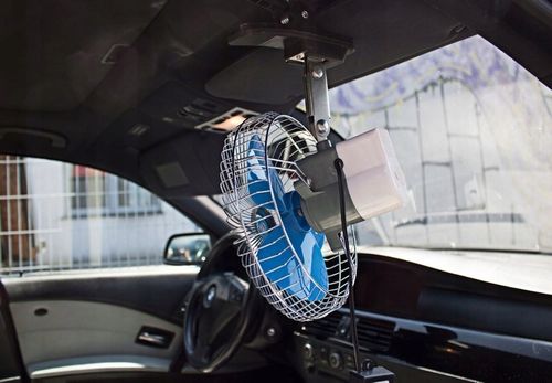 MOCNY WENTYLATOR WIATRAK SAMOCHODOWY 12V DO AUTA NA KRATKĘ KLIPS ŚRUBY na Arena.pl