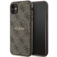 Etui Guess do iPhone 11, iPhone XR, Brązowy, MagSafe