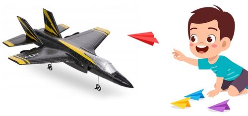 Samolot Zdalnie Sterowany Latający F35 Odrzutowiec RC JET Duży Zasięg Pilot na Arena.pl