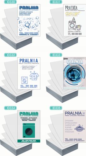 Ulotki A6 reklamowe firmowe 100szt dużo różnych wzorów SALON OPTYCZNY na Arena.pl