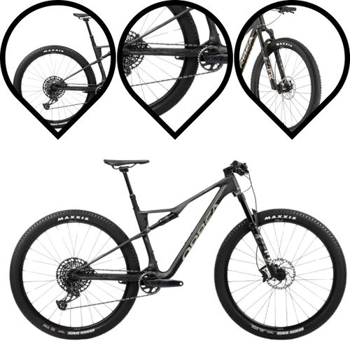 Rower górski MTB Orbea Oiz M21 XL Powder Black męski damski na Arena.pl