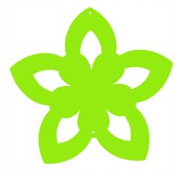 K2 Zawieszka KWIAT wiosna dekor ozdoba ażurowa zie