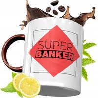 Kubek Bordowy Dla Bankiera Na Urodziny Prezent Z Nadrukiem Ze Zdjęciem