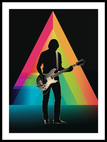 Plakat 39,5x55cm Pryzmat przez Gitarę na Arena.pl