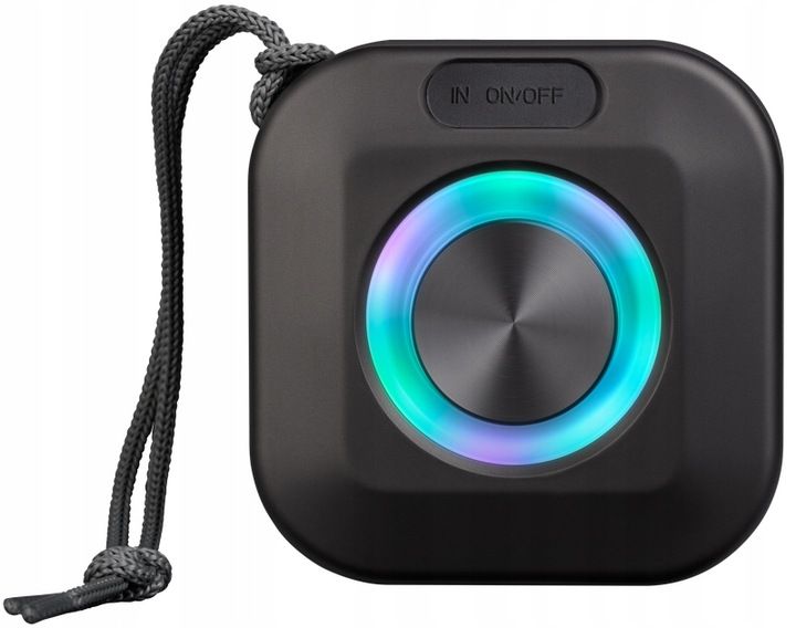 Przenośny Zewnętrzny Głośnik Bluetooth 5.3 LED Mobilny Bezprzewodowy USB-C zdjęcie 4