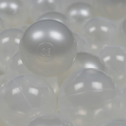 Kulki do zabawy ø7cm 100szt perłowe, przezroczyste na Arena.pl