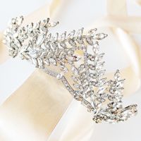 Zjawiskowa tiara cyrkonie kryształki Jakość SZYKOWNA ozdoba na ślub