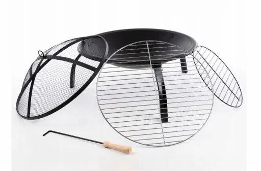 PALENISKO OGRODOWE Z RUSZTEM OGNISKO GRILL POKRYWA zdjęcie 10