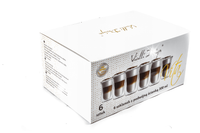 SZKLANKI TERMICZNE DO KAWY LATTE KAWY VIALLI 6 szt 300ml PODWÓJNA ŚCIANKA