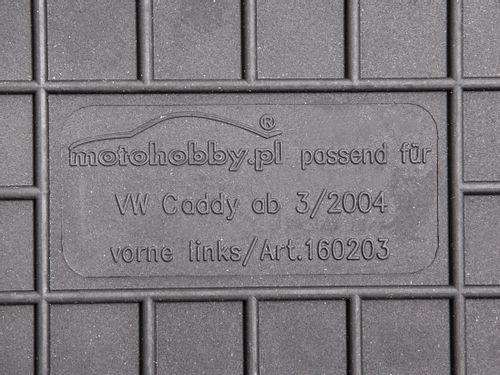 VW Caddy Typ 2K PRZODY DYWANIKI GUMOWE DEDYKOWANE na Arena.pl