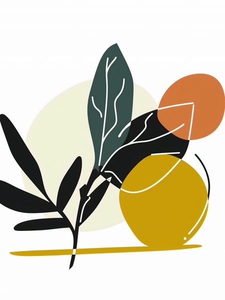 Plakat 75x100cm Elegancka Flora zdjęcie 1