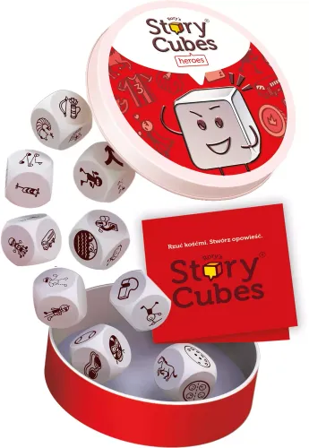 Gra imprezowa - Story Cubes Bohaterowie - rzuć kośćmi i stwórz opowieść na Arena.pl