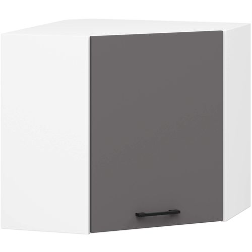 Szafka OLIWIA W60/60N H580 BIAŁA / GRAFIT SZARY na Arena.pl