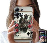 ETUI DO XIAOMI NOTE 13 PRO 4G - KARTA KRÓL KRÓLOWA POKER KARTY + SZKŁO