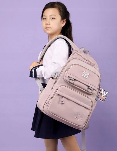 Plecak szkolny różowy (D072) zdjęcie 7