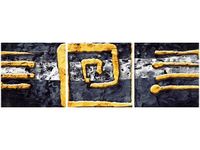 90X30CM KWADRATOWY WIR TRÓJ OBRAZ